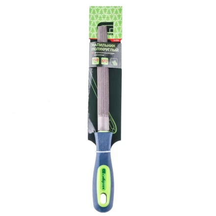 Напильник 150 мм полукруглый двухкомпонентная рукоятка №2 Сибртех 16324 купить в Екатеринбурге