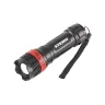 Фонарь бытовой пластик 1W LED ремешок зум 3 режима 100% - 50% - стробоскоп 3хААА Stern 90570 купить в Екатеринбурге