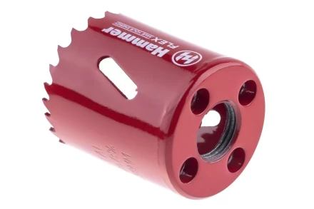 Коронка биметаллическая HAMMER Ф38х38мм 5/8&quot; BiMETALL (224-008) купить в Екатеринбурге