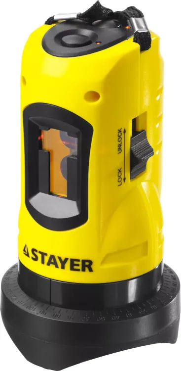 Нивелир лазерный линейный SLL-1, STAYER 34960, дальность 10м, точн. +/-0,5 мм/м 34960 купить в Екатеринбурге