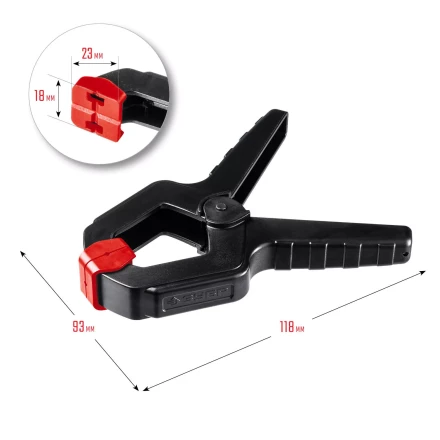 ЗУБР МЗ-70, 65 х 75 мм, пружинный зажим (32247-7) купить в Екатеринбурге