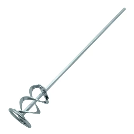 Миксер для красок и штукатурных смесей Denzel, 60 х 400 мм, оцинкованный, шестигранный хвостовик 8 мм, 848437 купить в Екатеринбурге