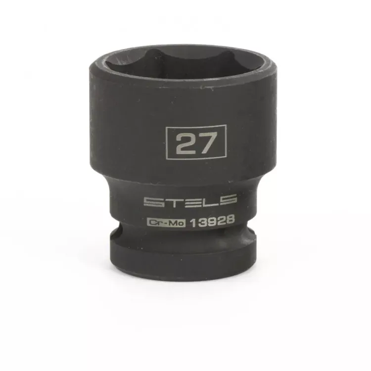 Головка ударная шестигранная 27 мм 1/2" CrMo  Stels 13928 купить в Екатеринбурге