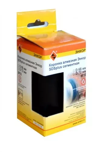 Коронка алмазная SDSplus ф72 мм м16 Энкор 48282 купить в Екатеринбурге
