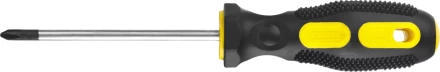 Отвертка STAYER &quot;MASTER&quot;, двухкомпонентная рукоятка, магнитный наконечник, PH1x100мм 2510-1-10_z01 купить в Екатеринбурге