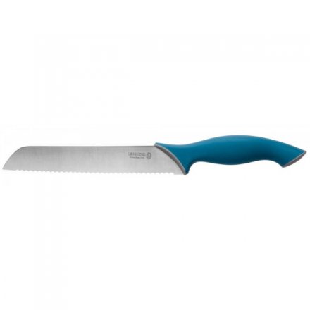 Нож LEGIONER &quot;ITALICA&quot; хлебный, эргономичная рукоятка, лезвие из нержавеющей стали, 200мм 47962 купить в Екатеринбурге