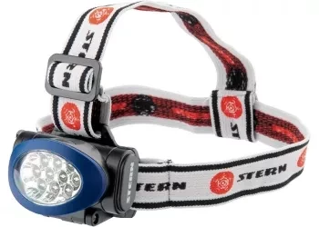 Фонарь наголовный, светодиодный. 3 режима, 10Led, 3хААА, Stern 90562 купить в Екатеринбурге
