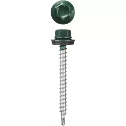 Саморезы СКД кровельные, RAL 6005 зеленый насыщенный, 51 х 4.8 мм, 250 шт, для деревянной обрешетки, STAYER 30305-48-051-6005 купить в Екатеринбурге