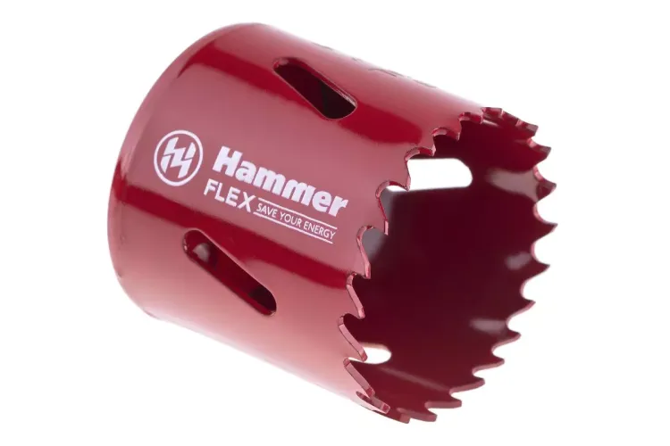 Коронка биметаллическая HAMMER Ф44х38мм 5/8" BiMETALL (224-009) купить в Екатеринбурге