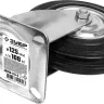 ЗУБР d 125 мм, г/п 100 кг, игольчатый подшипник, резина/металл, поворотное колесо, Профессионал (30936-125-S) купить в Екатеринбурге