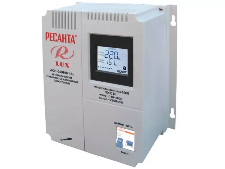 Стабилизатор АСН-3000Н/1-Ц Ресанта Lux купить в Екатеринбурге