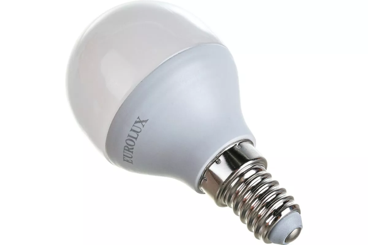 Лампа светодиодная EUROLUX LL-E-G45-7W-230-4K-E14 76/2/6 купить в Екатеринбурге