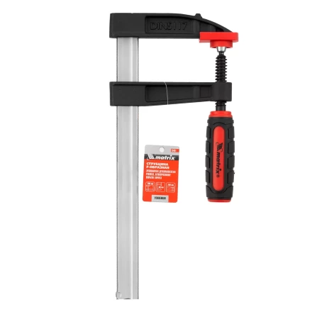 Струбцина F-образная Matrix, 200 х 80 х 280 мм, 20401 купить в Екатеринбурге