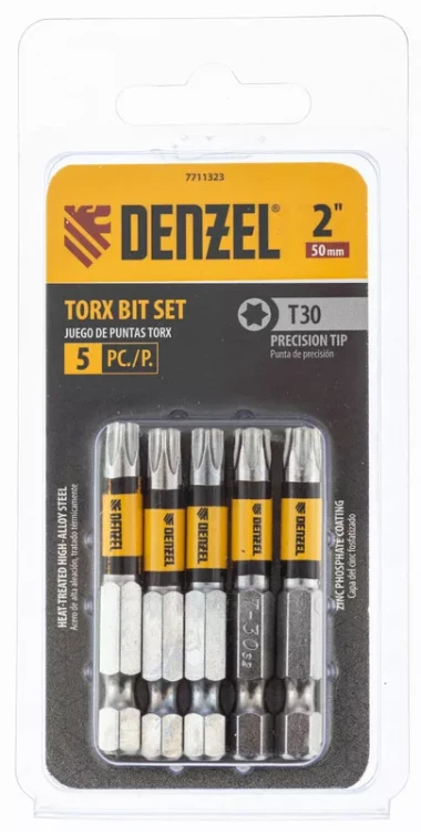 Бита T30x50, 5 шт. Denzel 7711323 купить в Екатеринбурге