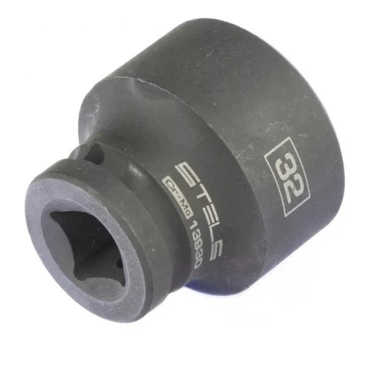 Головка ударная шестигранная 32 мм 1/2" CrMo  Stels 13930 купить в Екатеринбурге