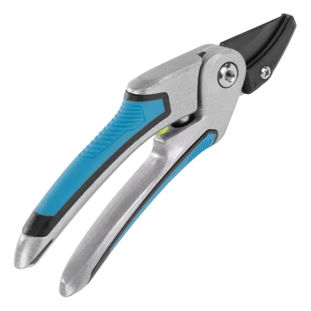 Секатор с наковальней Palisad, 215 мм, регулировка захвата, трехкомпонентные рукоятки, LUXE, 60461 купить в Екатеринбурге