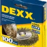 DEXX. Щетка дисковая для УШМ, витая стальная латунированная проволока 0,3мм, 100ммх22мм 35101-100 купить в Екатеринбурге