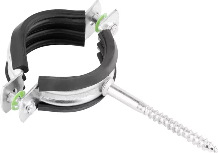 ЗУБР. Хомут трубный оцинкованный, с шурупом, 1 1/4&quot;, 60шт 37854-40-46-60 купить в Екатеринбурге