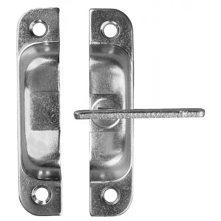 Завертка форточная &quot;ЗФ2&quot;, покрытие белый цинк 37711 купить в Екатеринбурге