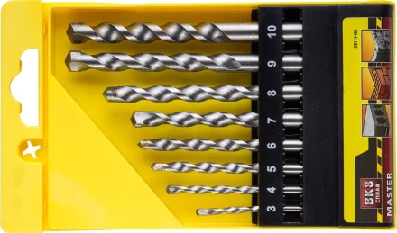 Набор STAYER &quot;MASTER&quot;: Сверла по бетону 3, 4, 5, 6, 7, 8, 9, 10мм, 8шт 29111-H8 купить в Екатеринбурге