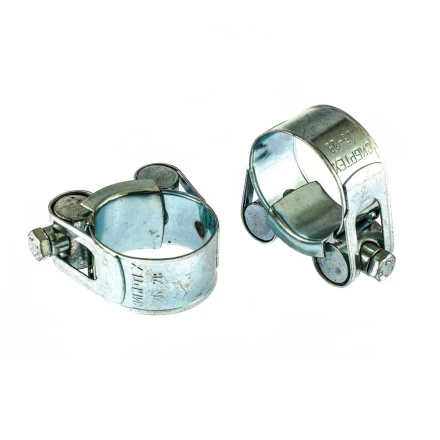 Хомуты металлические силовые 26-28 мм ширина 18 мм шарнирный W1 2 шт Сибртех 47509 купить в Екатеринбурге