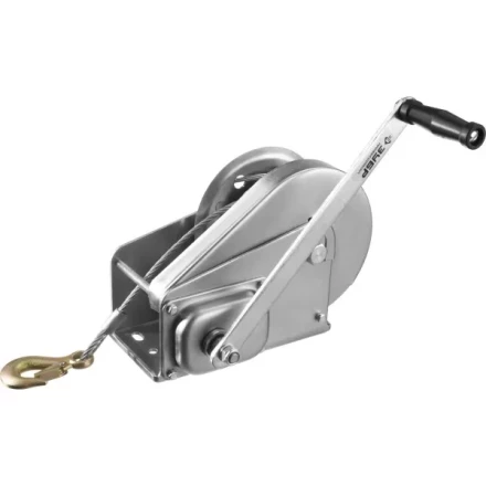 Лебедка ручная барабанная ЗУБР &quot;ПРОФЕССИОНАЛ&quot;, подъемная, тросовая, 1.3т, 8м 43117-1.3 купить в Екатеринбурге