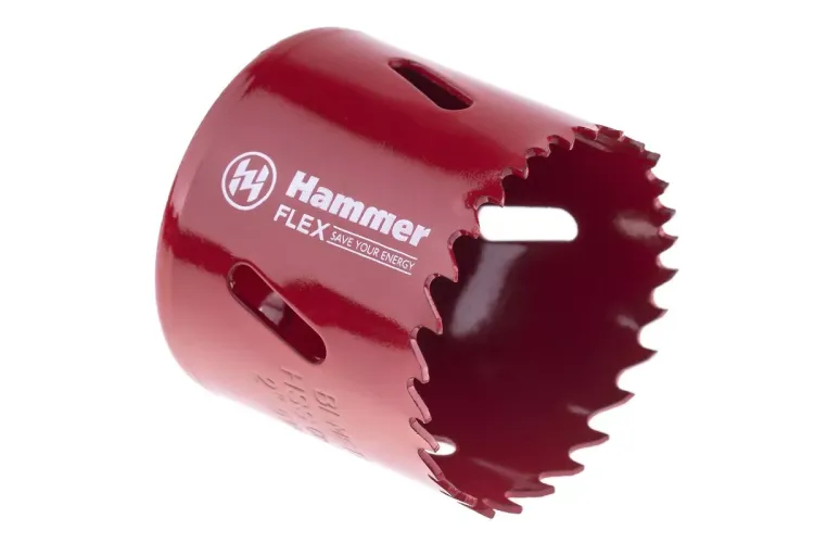 Коронка биметаллическая HAMMER Ф51х38мм 5/8" BiMETALL (224-010) купить в Екатеринбурге