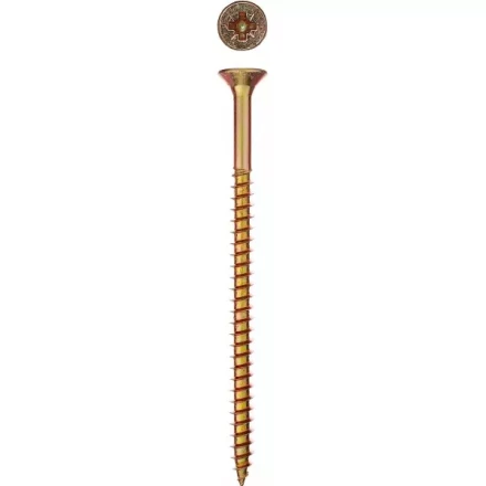 Шурупы ЗУБР &quot;МАСТЕР&quot; по дереву желтопассивированные, 4.0x70мм, 20шт 300396-40-070 купить в Екатеринбурге