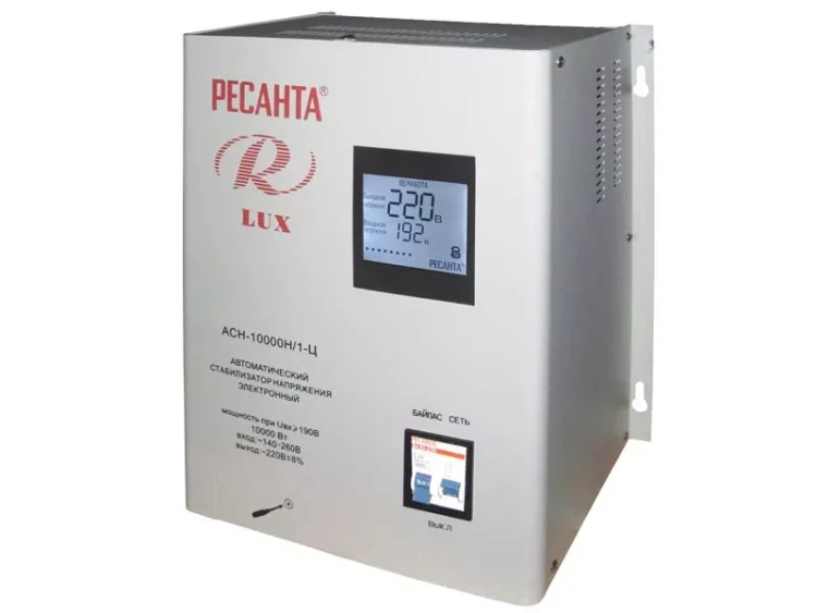 Стабилизатор АСН-10000 Н/1-Ц Ресанта Lux купить в Екатеринбурге