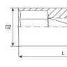 Головка торцевая 12-гранная глубокая 1/2"DR 24 мм S04HD4724 Jonnesway 49073 купить в Екатеринбурге