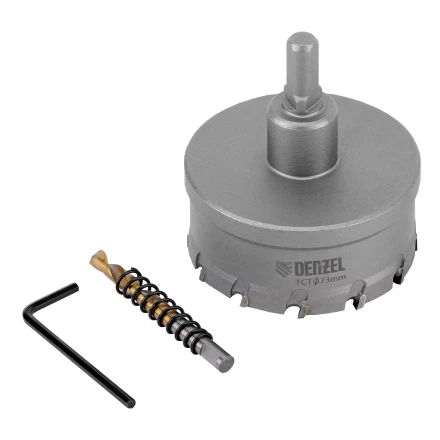 Коронка по металлу твердосплавная, 73 мм Denzel 724021 купить в Екатеринбурге