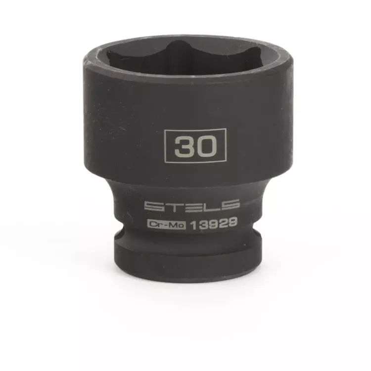 Головка ударная шестигранная 30 мм1/2" CrMo  Stels 13929 купить в Екатеринбурге