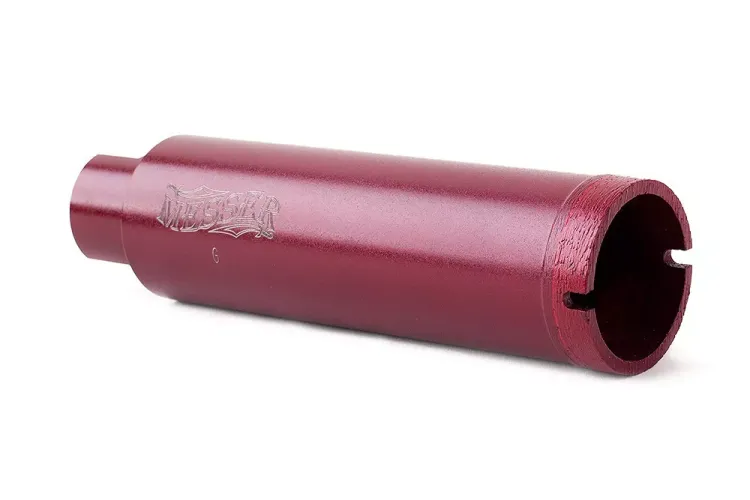 Сегментная алмазная коронка MESSER REDLINE по граниту диаметр 45 мм длина 100 мм купить в Екатеринбурге