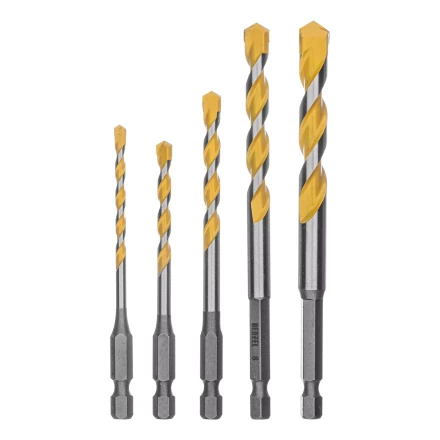 Набор сверл универсальных, Multi cut, 4-10 мм, 5 шт Denzel 706016 купить в Екатеринбурге