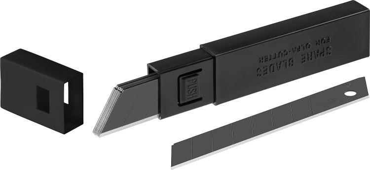 Лезвие OLFA BLACK MAX сегментированное, 18х100х0,5мм, 10шт OL-LBB-10B купить в Екатеринбурге