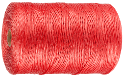 Шпагат ЗУБР d 1,8 мм 60 м 1200 текс 50 кгс красный полипропиленовый шпагат 50039-060