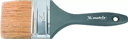 Кисть плоская &quot;Евро&quot; 3&quot; натуральная щетина пластмассовая ручка  MATRIX 83066 купить в Екатеринбурге