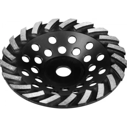 Чашка ЗУБР ТУРБО алмазная сегментная, высота 22,2мм, 180мм 33370-180 купить в Екатеринбурге