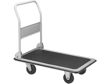 Тележка платформенная 800 кг TOR PH800 (1020х620) со складной ручкой (пластиковые колеса 125 мм) 1024685 купить в Екатеринбурге
