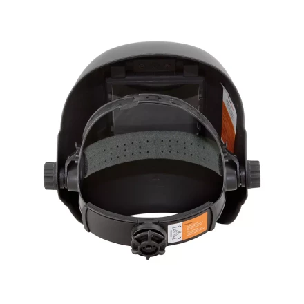 Маска сварщика ГЛАДИАТОР черная С5 FoxWeld с откидным стеклом купить в Екатеринбурге