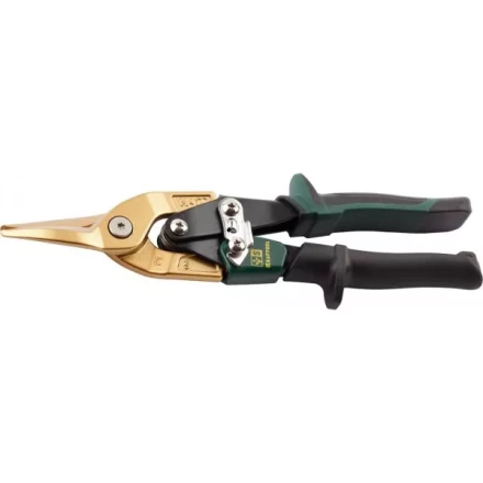 Ножницы по твердому металлу KRAFTOOL, двойная рычаж передача, Cr-Mo, титан покрытие, двухкомп ручка, прямые, 260мм 2327-S купить в Екатеринбурге