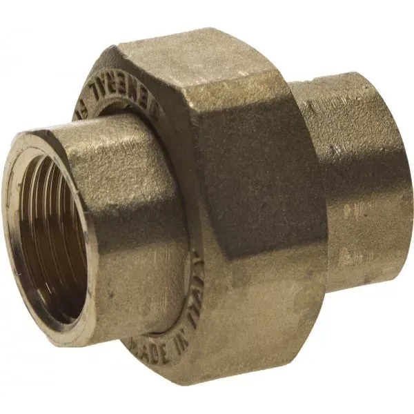 Соединитель GENERAL FITTINGS с накидной гайкой, латунь, г/г, 1/2" 51037-G/G-1/2 купить в Екатеринбурге