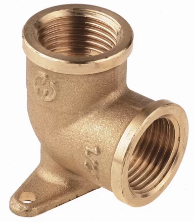 Уголок GENERAL FITTINGS с креплением к стене в двух точках, латунь, г/г, 1/2&quot; 51076-G/G-1/2 купить в Екатеринбурге
