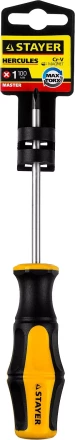 Отвертка STAYER &quot;MASTER&quot; &quot;HERCULES&quot;, Сr-V, противоскользящая рукоятка, PH1x100мм 25052-1-10_z02 купить в Екатеринбурге