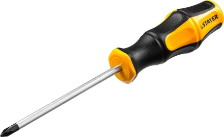 Отвертка STAYER &quot;MASTER&quot; &quot;HERCULES&quot;, Сr-V, противоскользящая рукоятка, PH1x100мм 25052-1-10_z02 купить в Екатеринбурге