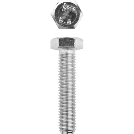 Болт ЗУБР &quot;МАСТЕР&quot; с шестигранной головкой, ГОСТ 7798-70, класс прочности 5.8, оцинкованный, M12x55мм, 5кг 303080-12-055 купить в Екатеринбурге