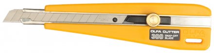 Нож OLFA с выдвижным лезвием с фиксатором, 9мм OL-300 купить в Екатеринбурге