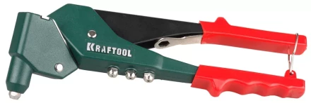 Заклепочник поворотный 360°, KRAFTOOL &quot;RX-7&quot; 31176, для заклёпок d=2,4-4,8 мм - алюминий и сталь, d=2,4-4,0 - нерж сталь, литой корпус 31176 купить в Екатеринбурге