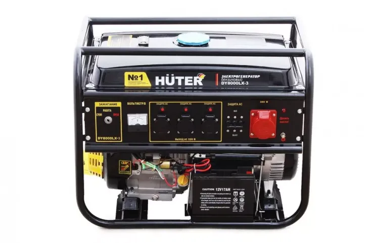 Бензогенератор Huter DY8000LX-3 купить в Екатеринбурге