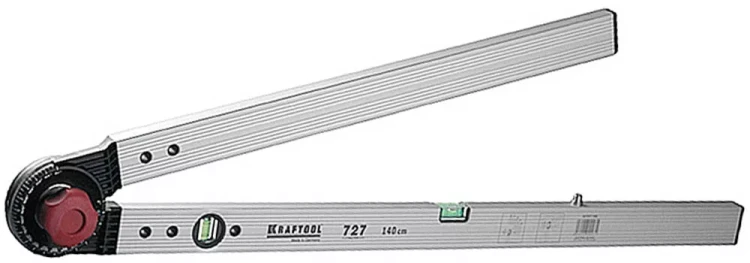 Уровень KRAFTOOL алюминиевый угловой, 1-270 градусов, 600 / 1400мм 34727-140 купить в Екатеринбурге